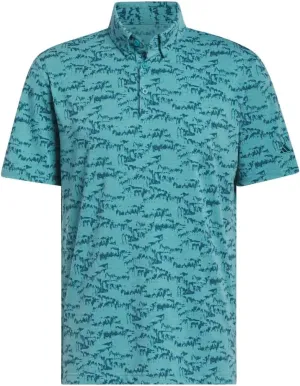 adidas Men's Go-To Printed Golf Polo Shirt