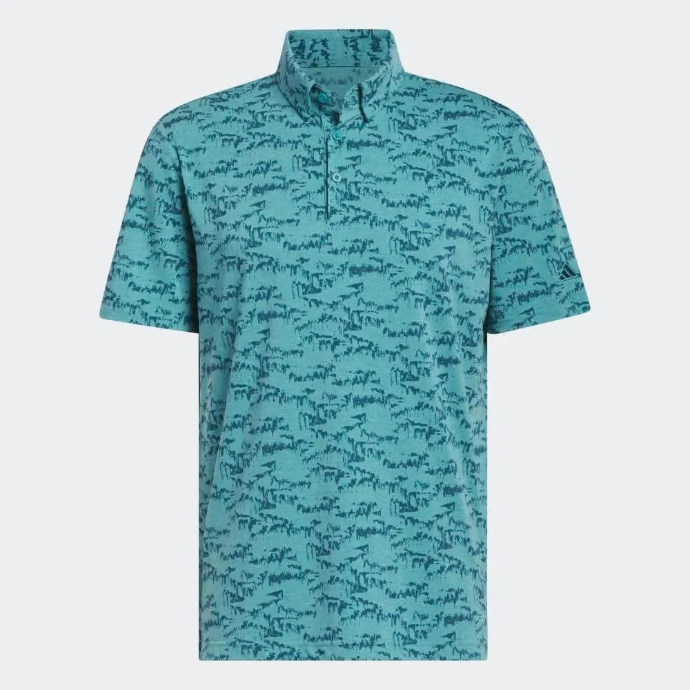 adidas Men's Go-To Printed Golf Polo Shirt