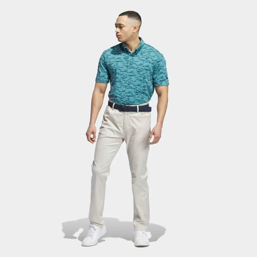 adidas Men's Go-To Printed Golf Polo Shirt
