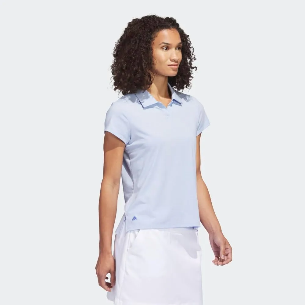adidas Women's Go-to Heathered Golf Polo Shirt