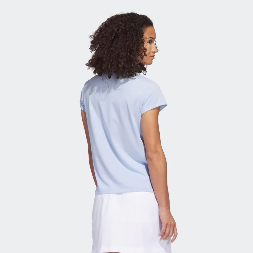 adidas Women's Go-to Heathered Golf Polo Shirt