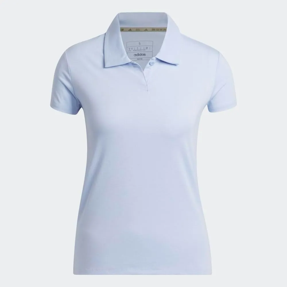 adidas Women's Go-to Heathered Golf Polo Shirt