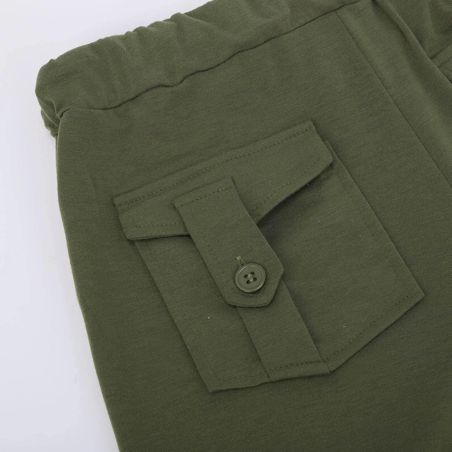 aihihe Cargo Pants for Women Bootcut Yoga Pants Wide Leg Sweatpants Plus Size Gym Workout Fitness Trousers with Button Pocket