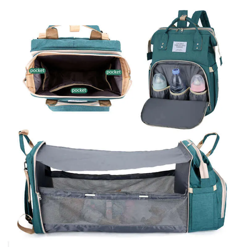 Baby Bag with Travel Crib - Large
