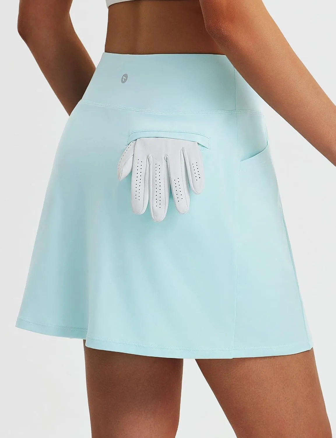 baleaf Women's 16" Golf Skorts Skirts 5 Pockets High Waisted Stretchy Tennis Skirt Athletic Workout Running