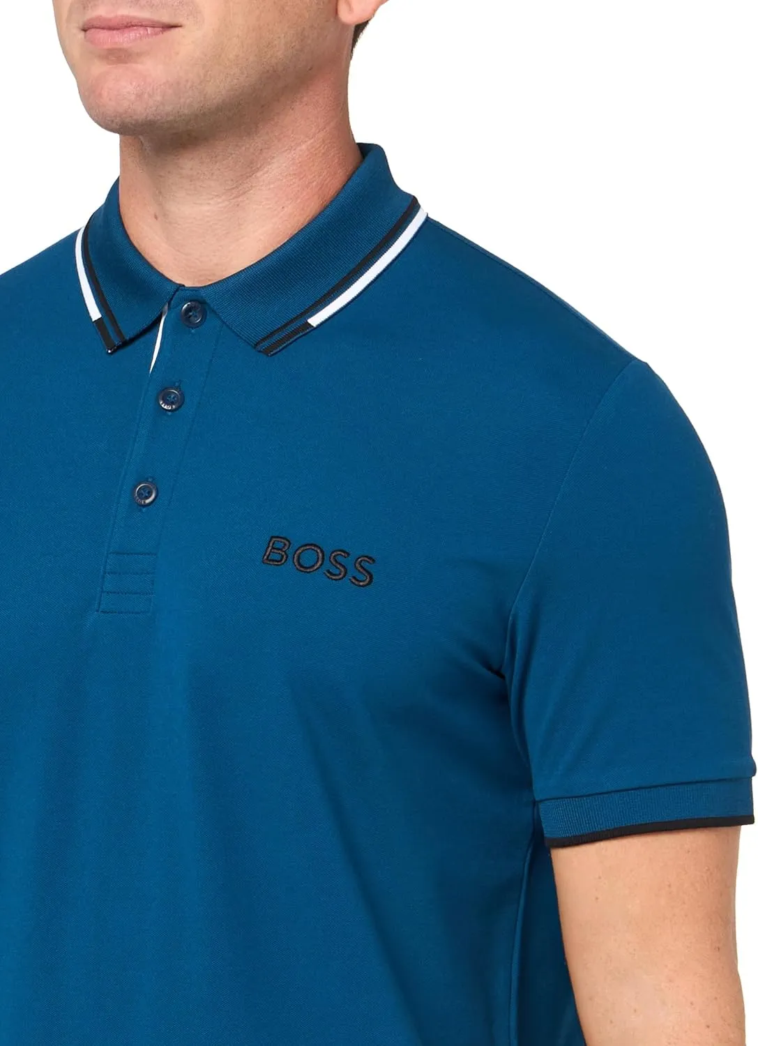 BOSS Men's Paddy Pro Stretch Pique Polo Shirt
