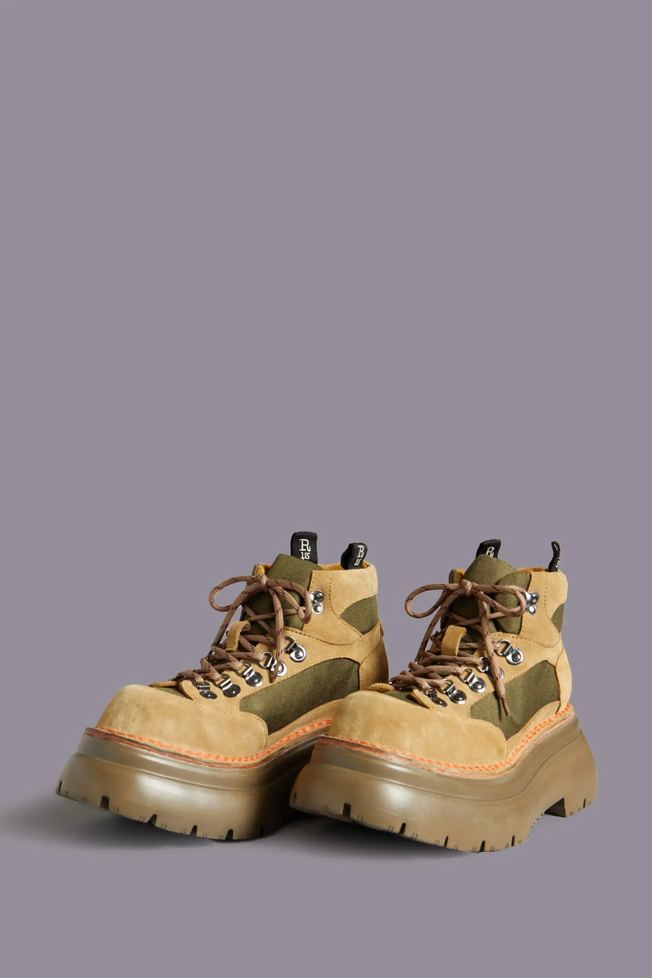 BULKY TRAILBLAZER - BROWN AND OLIVE