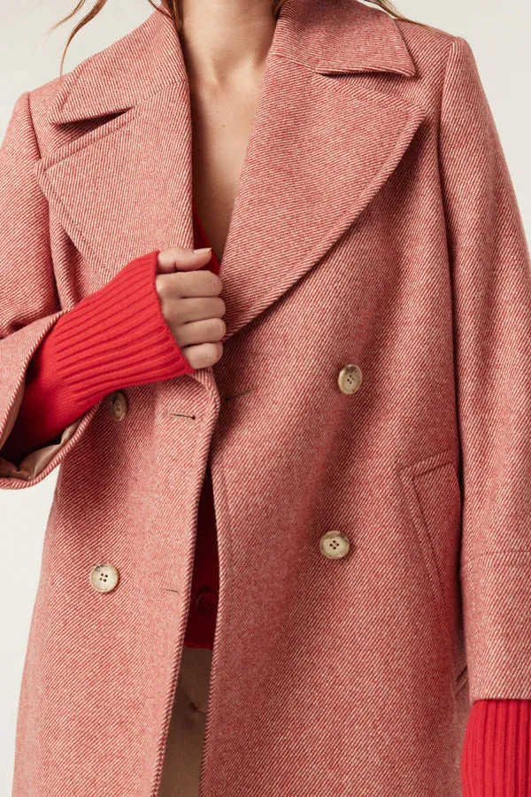 CABLE MELBOURNE Brenan Coat red twill
