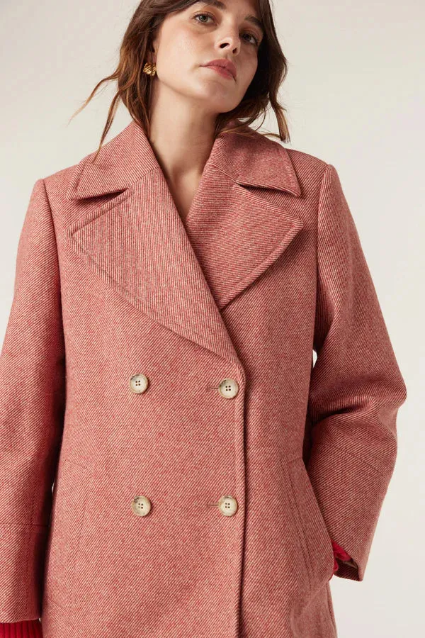 CABLE MELBOURNE Brenan Coat red twill