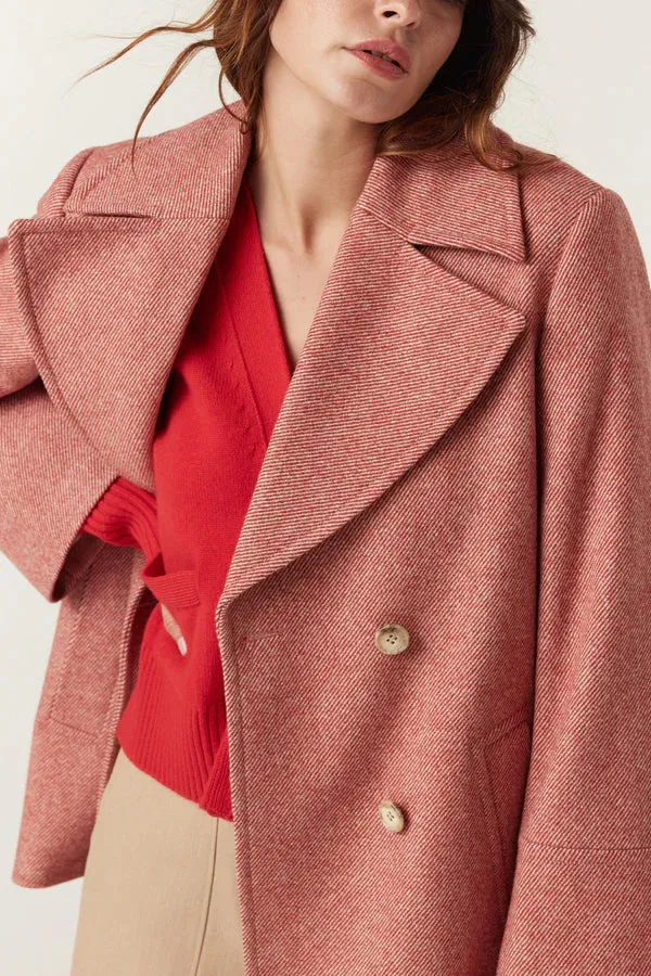 CABLE MELBOURNE Brenan Coat red twill