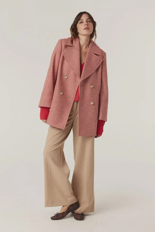 CABLE MELBOURNE Brenan Coat red twill