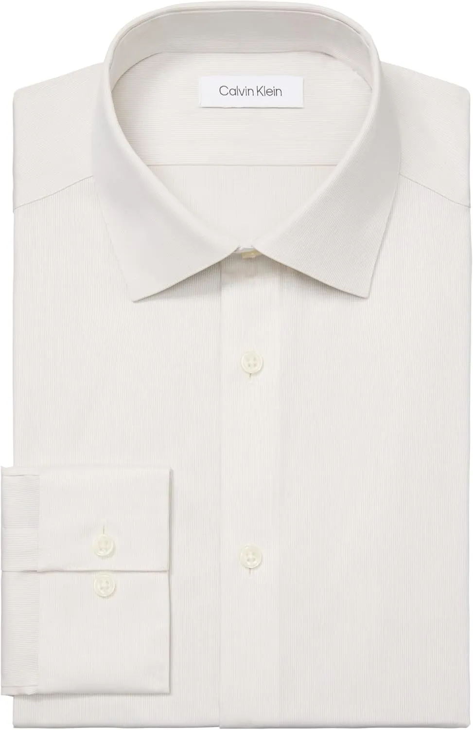 Calvin Klein Men's Dress Shirt Slim Fit Modern Pincord