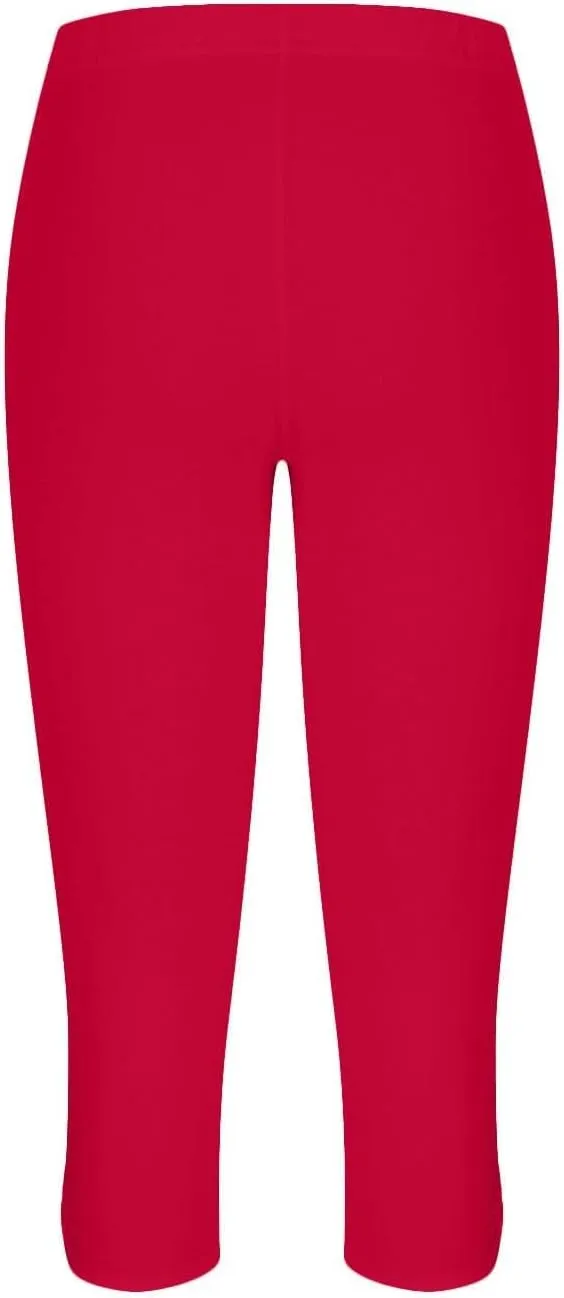 Capri Leggings for Women Tummy Control High Waist Yoga Pants Soft Leggings Summer Dressy Workout Pants