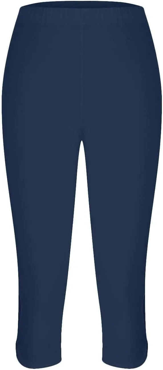Capri Leggings for Women Tummy Control High Waist Yoga Pants Soft Leggings Summer Dressy Workout Pants
