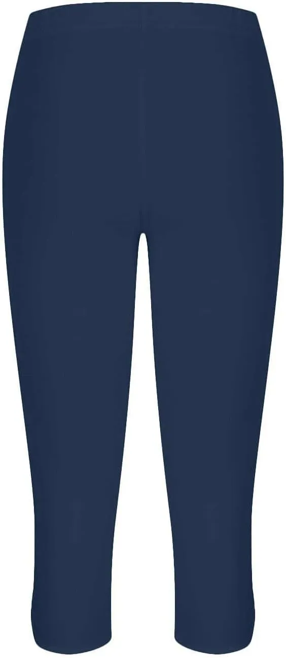 Capri Leggings for Women Tummy Control High Waist Yoga Pants Soft Leggings Summer Dressy Workout Pants