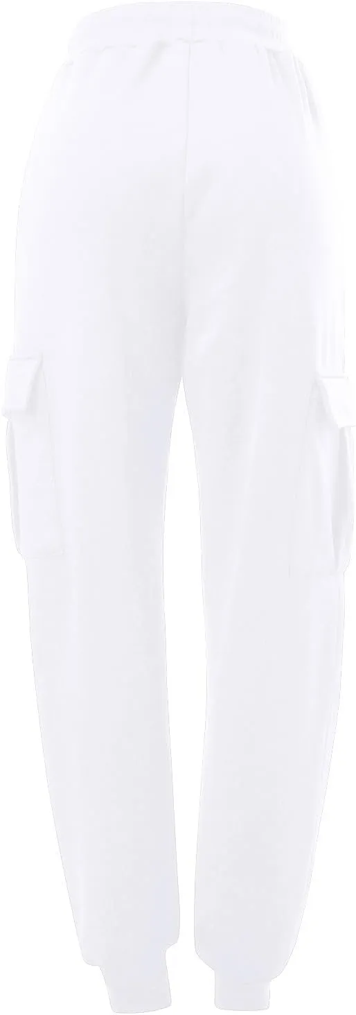 Cargo Sweatpants for Men Loose Fit Mens Athletic Pants with Zipper Pockets Men's Long Exercise Pants Compression Capris Men
