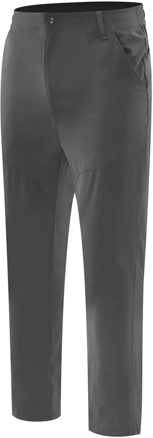 Dress Pants for Men Slim Fit Business Casual Expandable Waist Sweatpants Plus Size Straight Leg Golf Summer Suit Pants