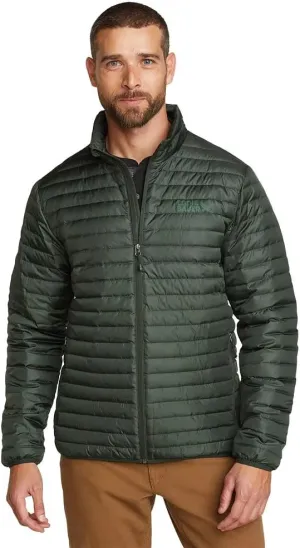 Eddie Bauer Men's Microlight Down Jacket - Water-Resistant, 650 Fill RDS Certified Down, Zip Pockets, Handwarmer Pocket
