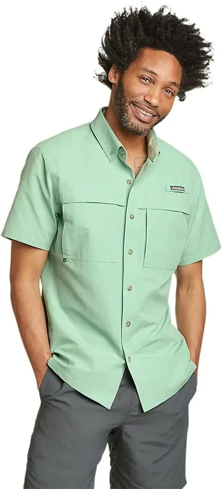 Eddie Bauer Men's Ripstop Guide Short-Sleeve Shirt