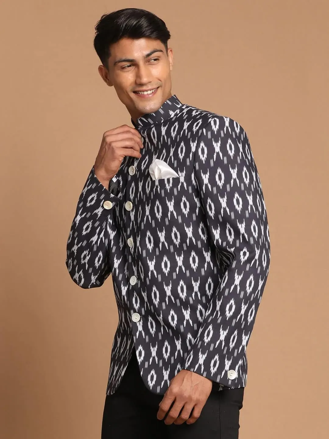 Elina fashion Men's Bandhgala Jodhpuri Waistcoat Top Indian Stitched Readymade Festive Wear