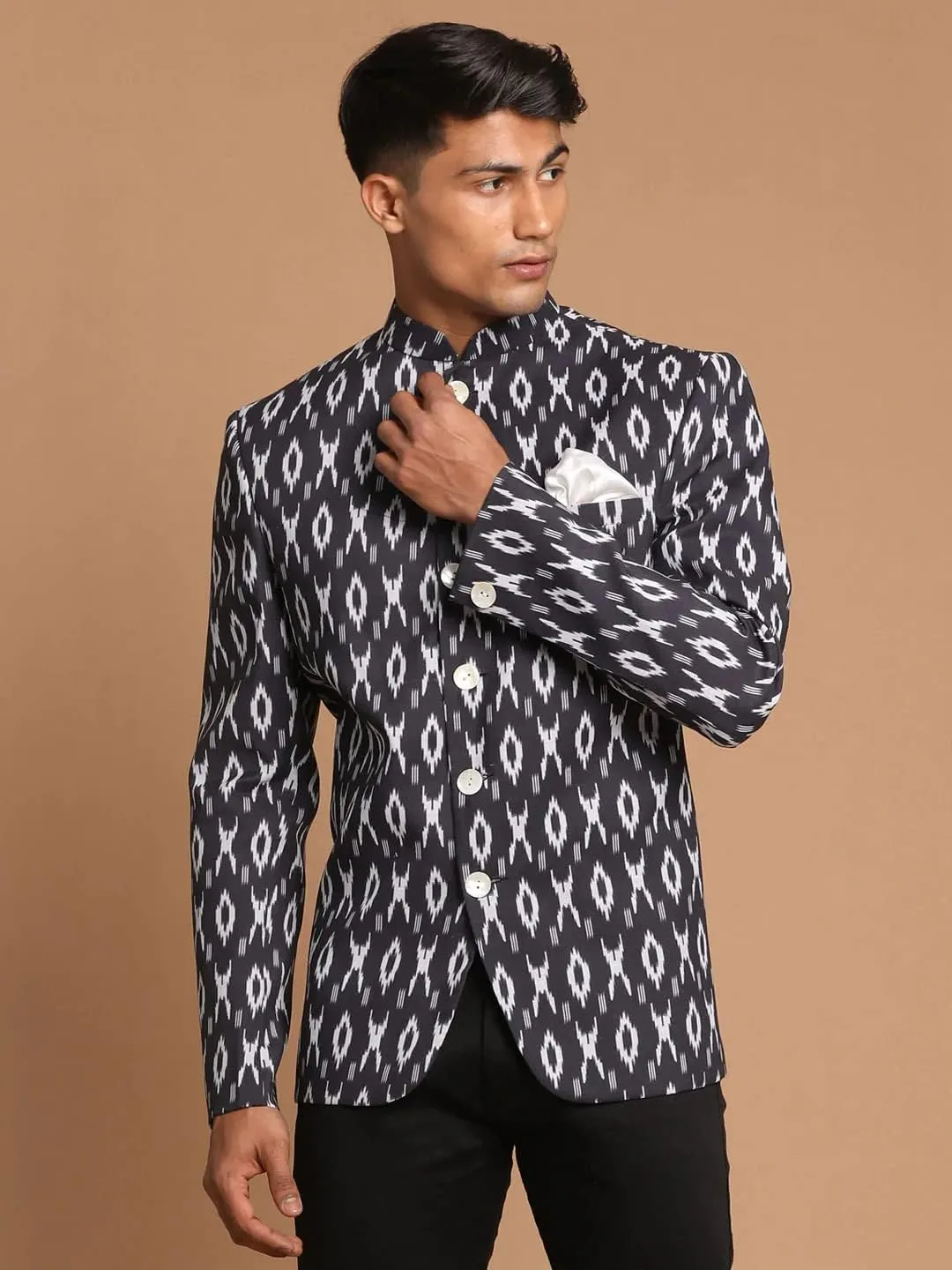 Elina fashion Men's Bandhgala Jodhpuri Waistcoat Top Indian Stitched Readymade Festive Wear