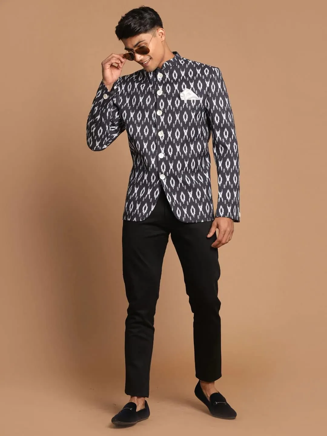 Elina fashion Men's Bandhgala Jodhpuri Waistcoat Top Indian Stitched Readymade Festive Wear