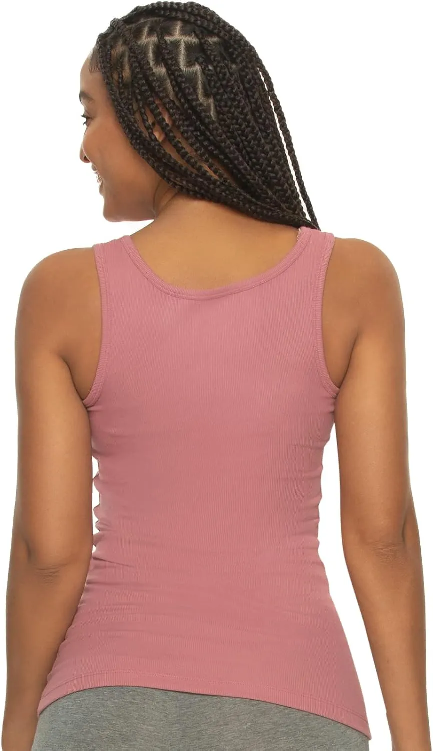 Felina Cotton Ribbed Tank Top - Class Tank Top for Women, Workout Tank Top for Women (Color Options Available)