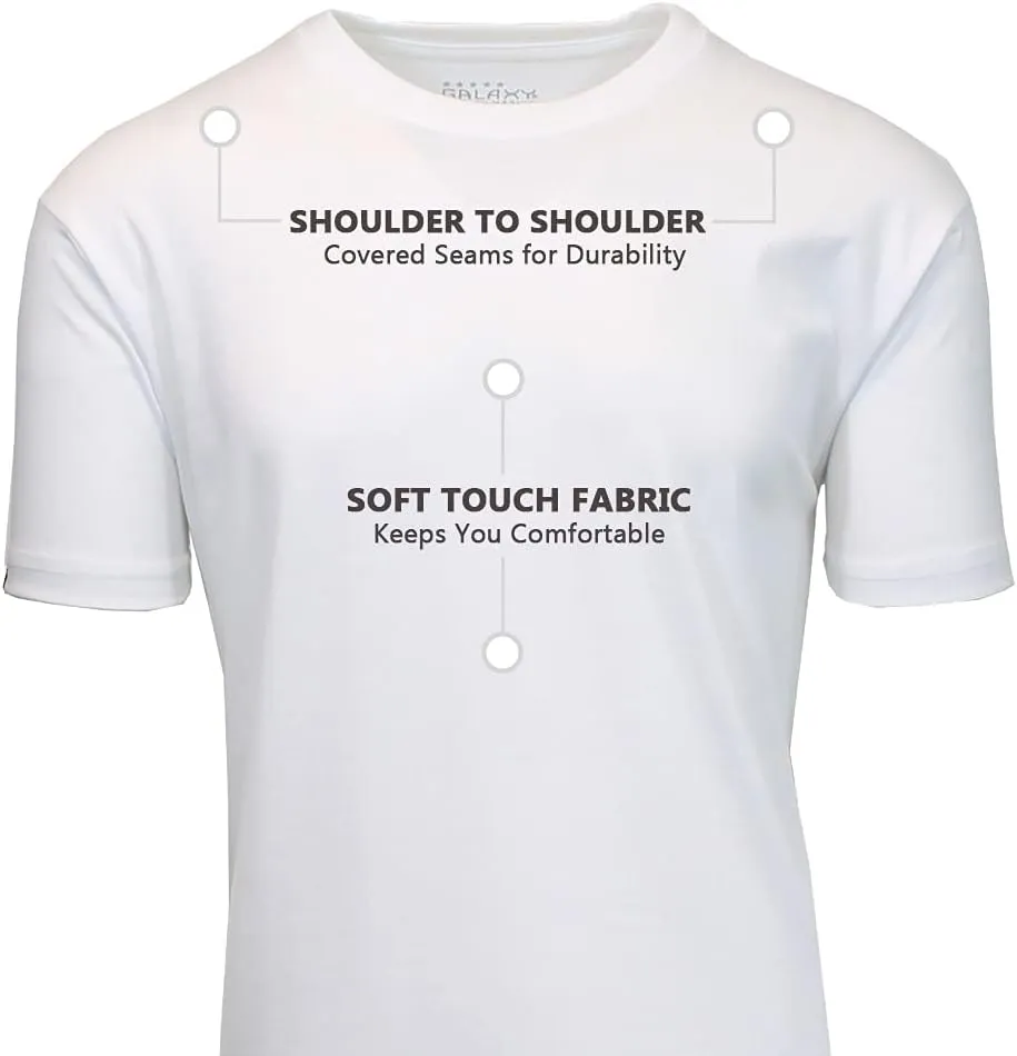 Galaxy by Harvic Men's Crew Neck T-Shirt