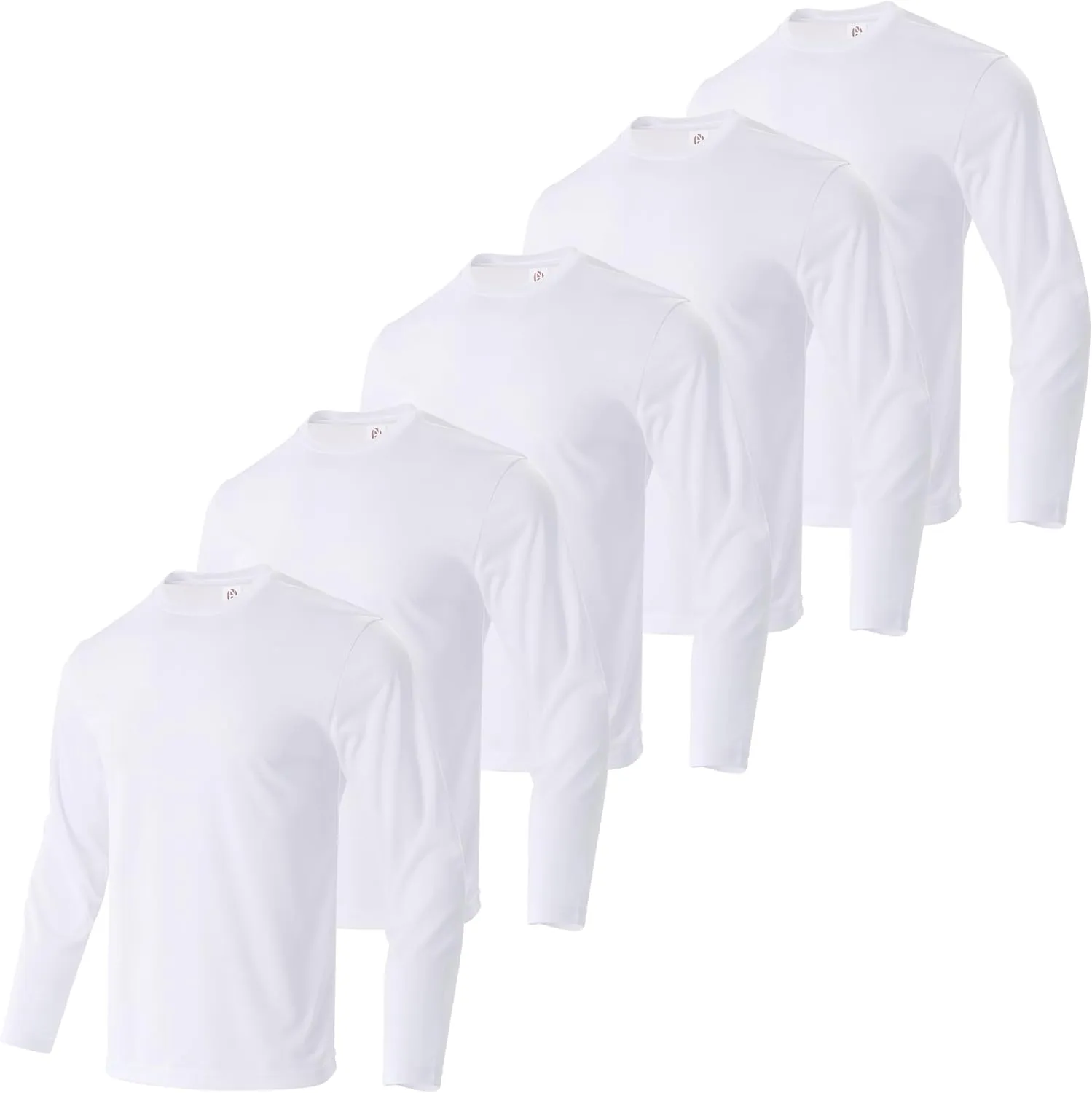 Gary Com Men Long Sleeve T-Shirts Pack Quick Dry Athletic Running Activewear Workout Tee UPF 50  Sun Protection Shirt for Men
