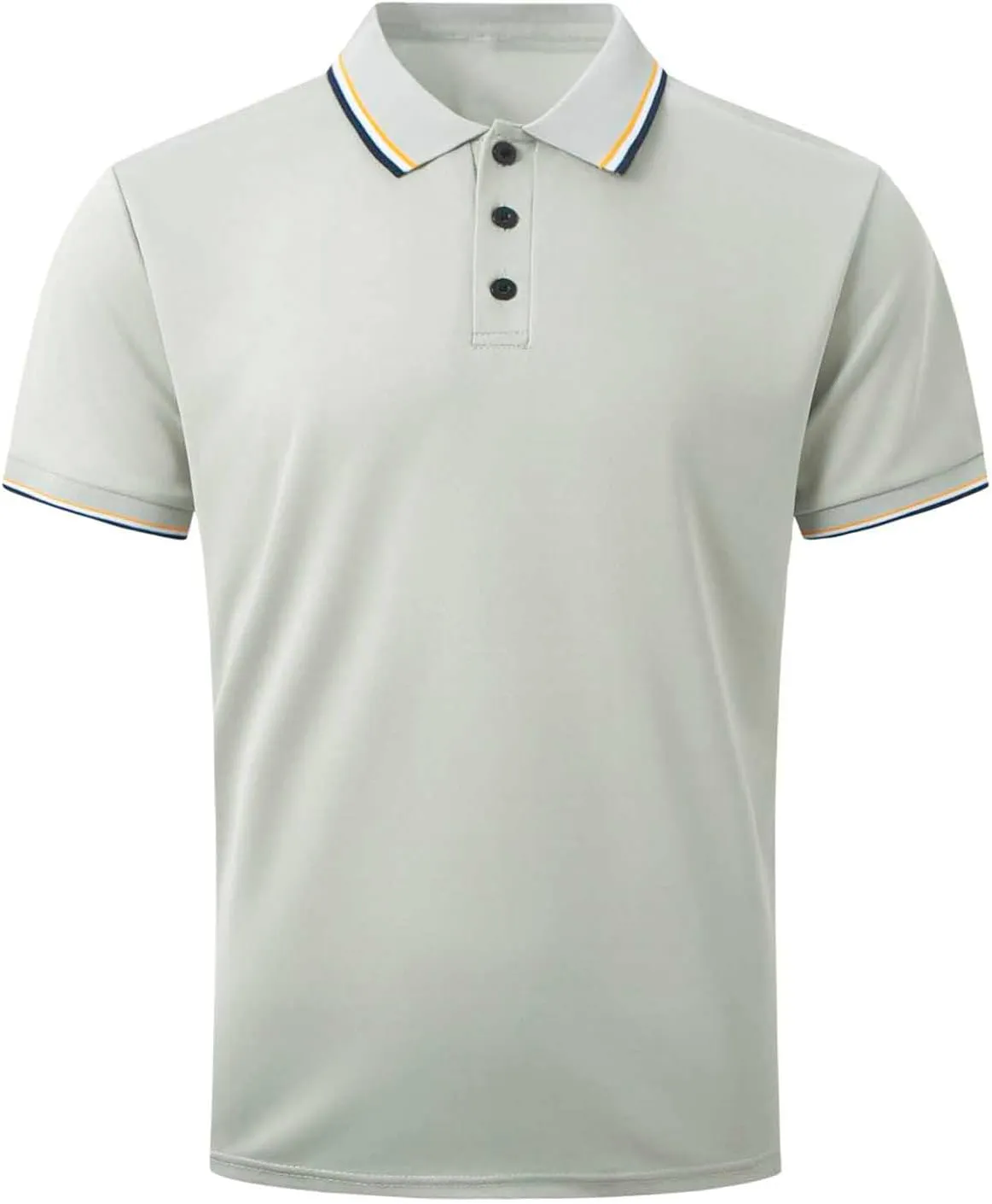 generic Polos T Shirts for Men Performance Short Sleeve Classic Golf Tshirt Collared Moisture Wicking Tee Stylish Patchwork