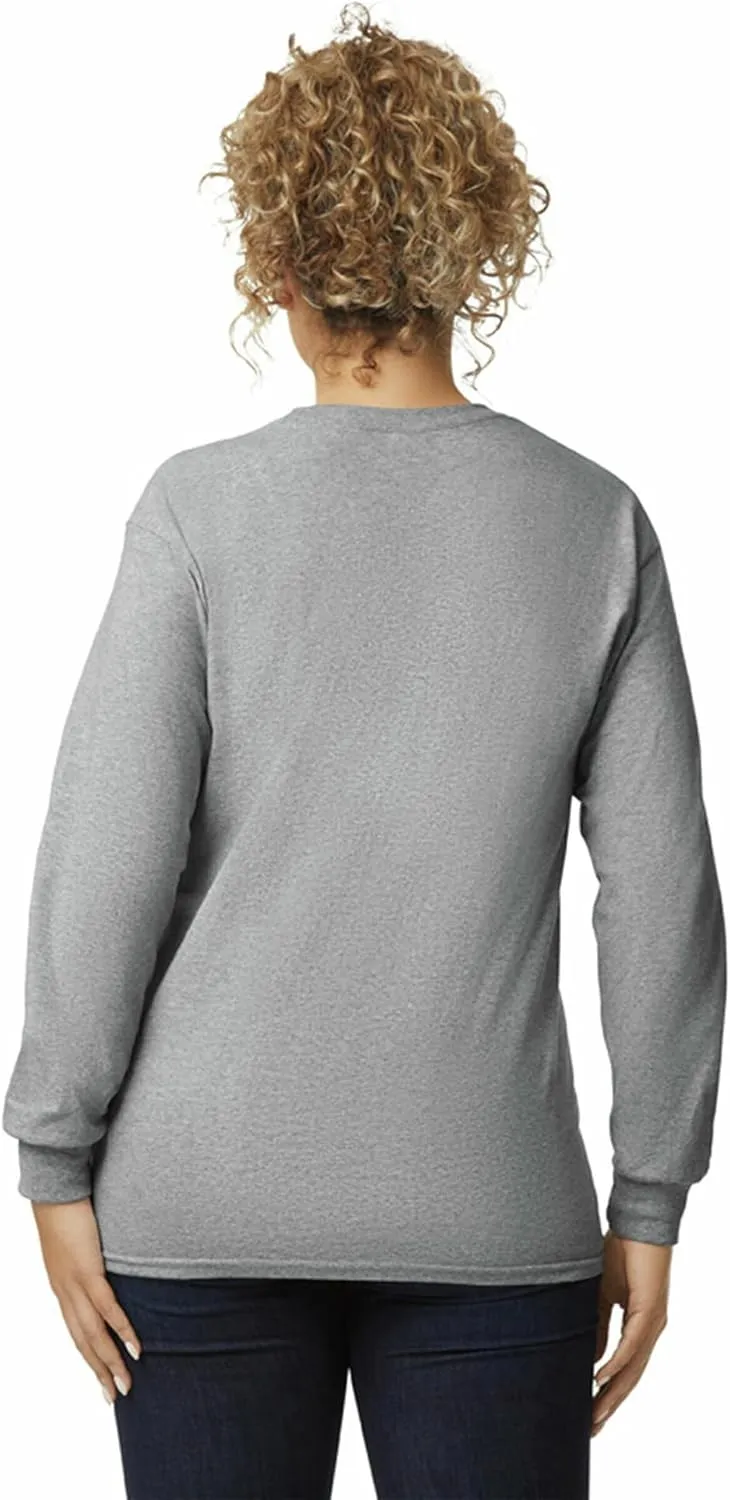 Gildan Adult Ultra Cotton Long Sleeve T-Shirt, Style G2400, Multipack