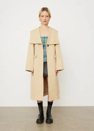 Heavy Twill Oversized Trench Coat