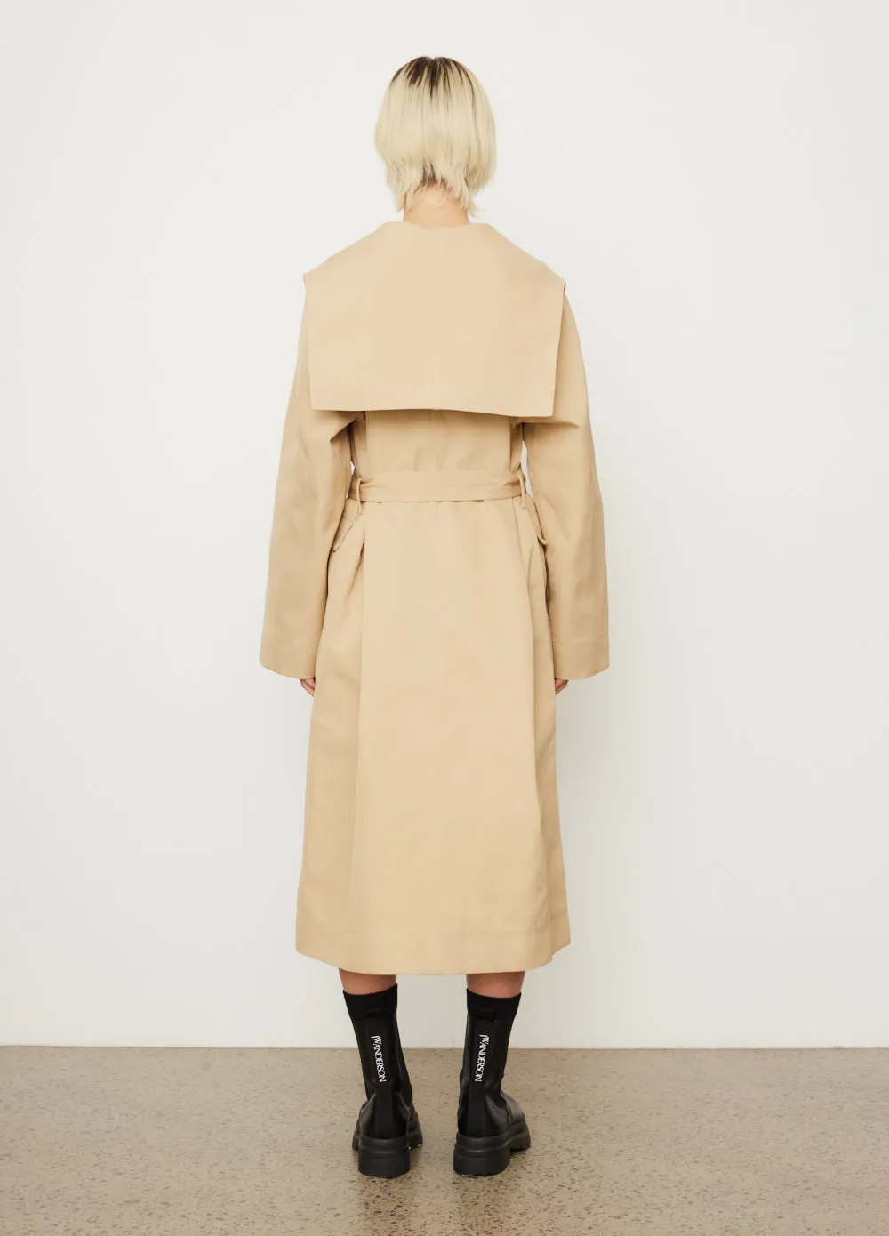 Heavy Twill Oversized Trench Coat