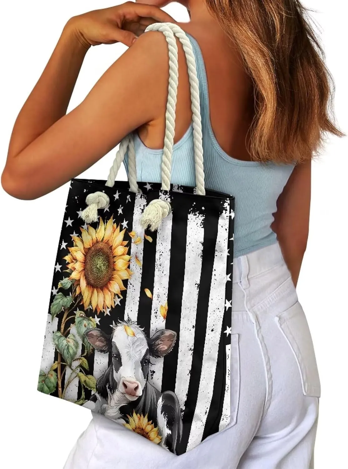 HUGS IDEA Women Purses Tote Bag Top Handle Handbags Large Shoulder Bag