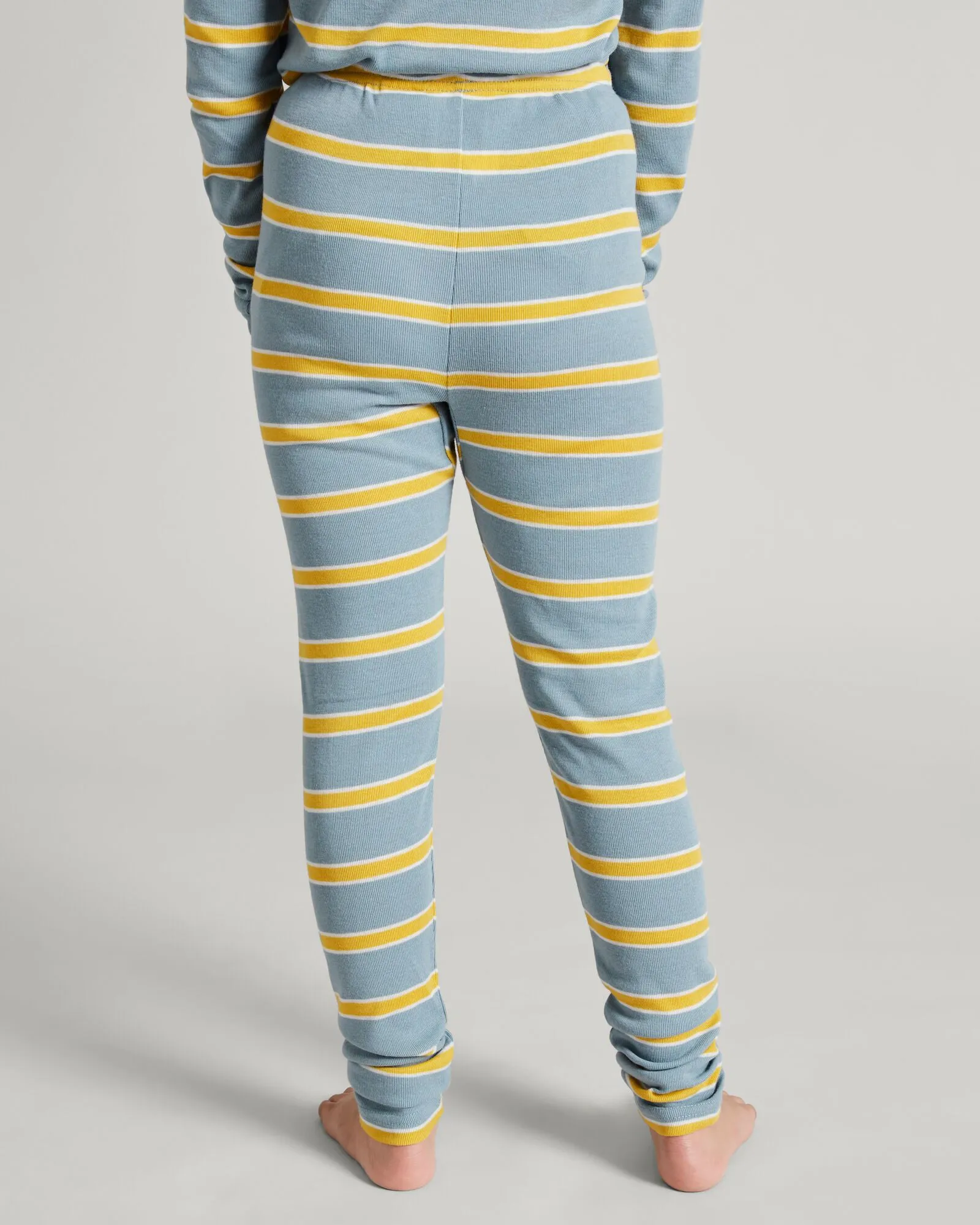 Kids' KMDCore Long John Pants - Bluehaze/Kowhai Stripe