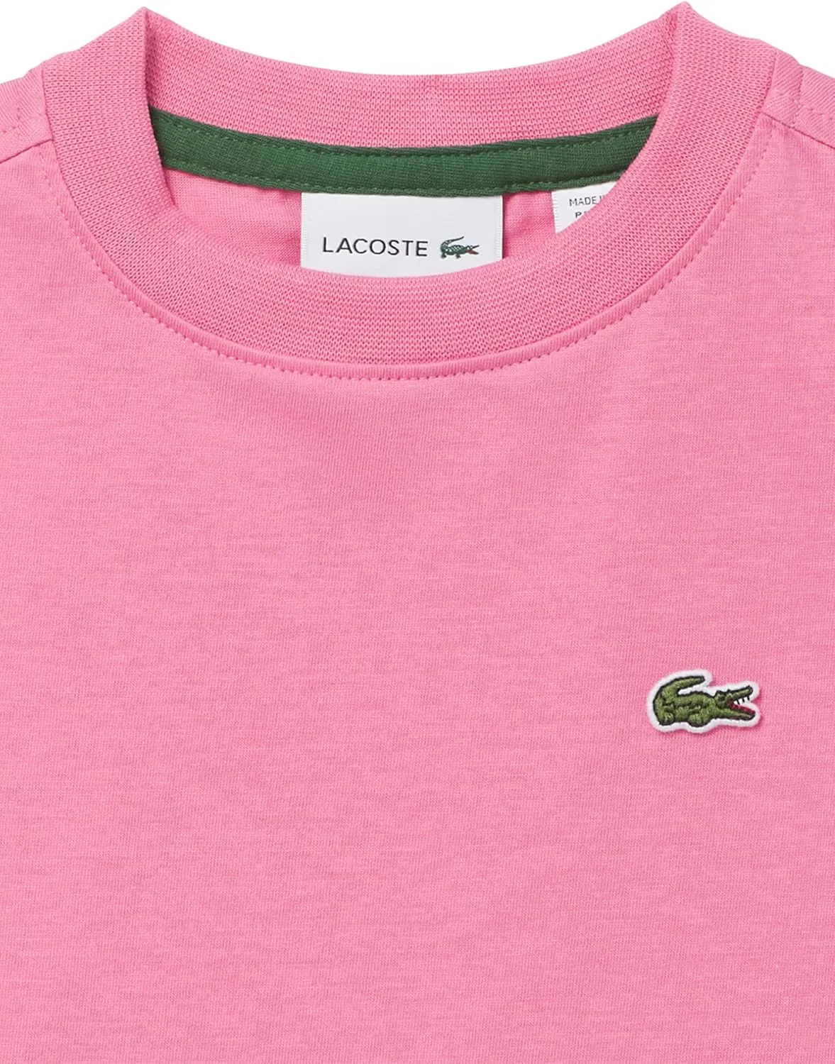 Lacoste Little Kid Plain Cotton Jersey T-Shirt