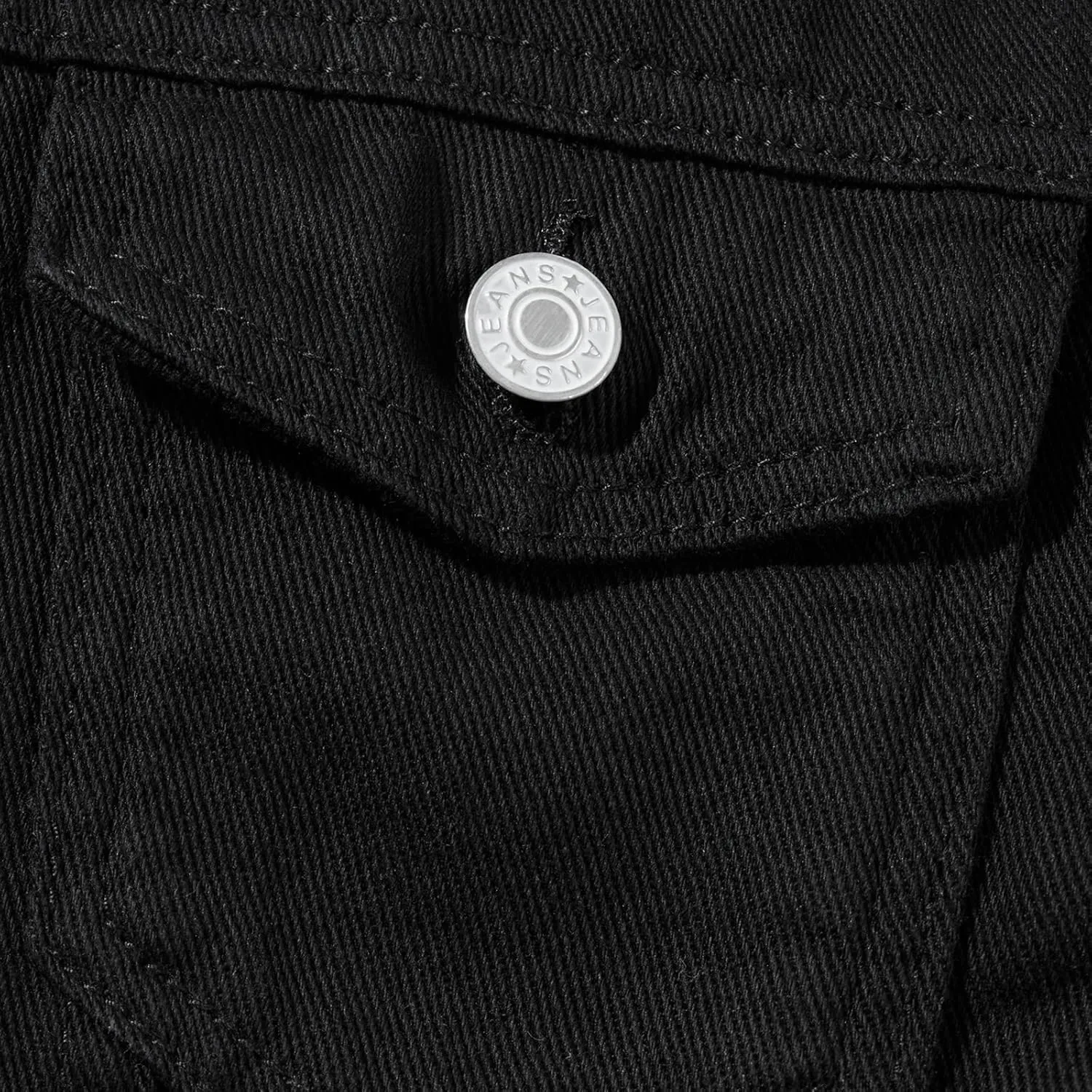 lisenraIn Jean Jackets for Women Fashion Basic Long Sleeve Button Down Denim Jacket Lightweight Cropped Jean Jacket