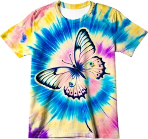 Little Kids Tie Dye Shirt Size 4-10 Boys' Girls' Hippies Senior Tie-Dye Tee Tshirt