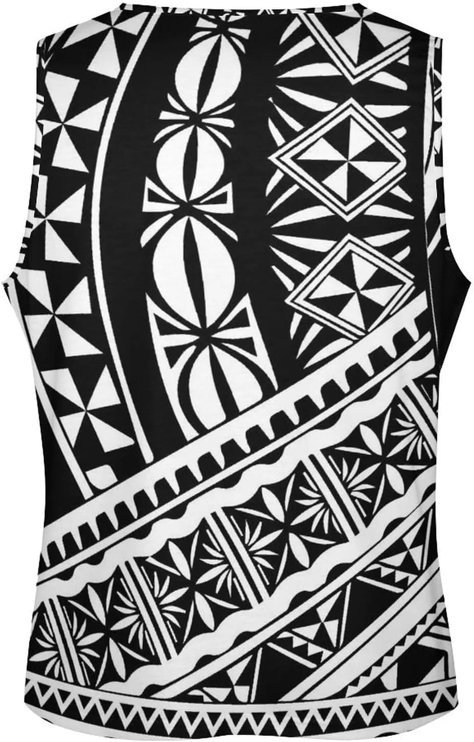 Men Polynesian Tribal Quick Dry Workout Tank Top Hawaiian Samoan Gym Muscle Tee Bodybuilding Sleeveless Shirt
