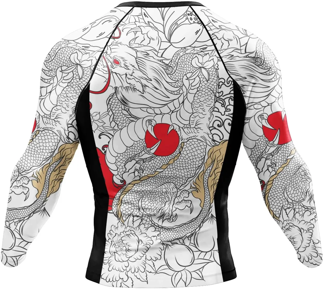 Mens Athletic Long Sleeve Compression Shirts/Mens Cool Compression Top for Sports