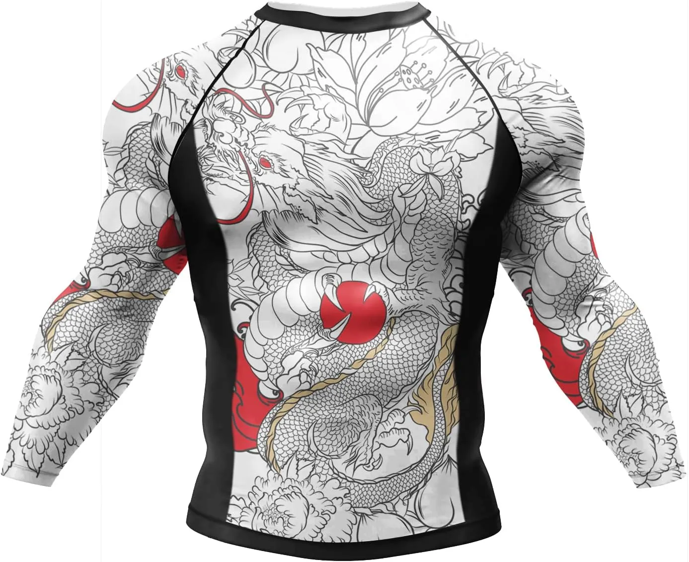 Mens Athletic Long Sleeve Compression Shirts/Mens Cool Compression Top for Sports