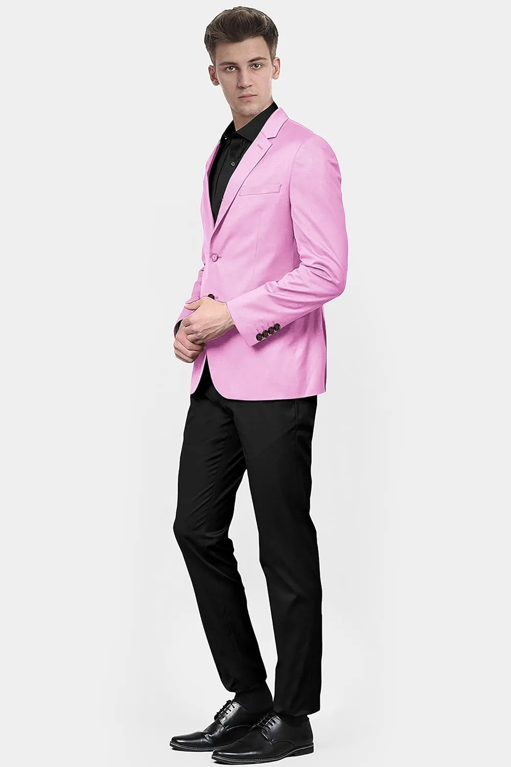 Men's Blazer 2 Button Long Sleeve Regular Fit Suit Sport Coat Jacket Business Lightweight Casual Sport Coat