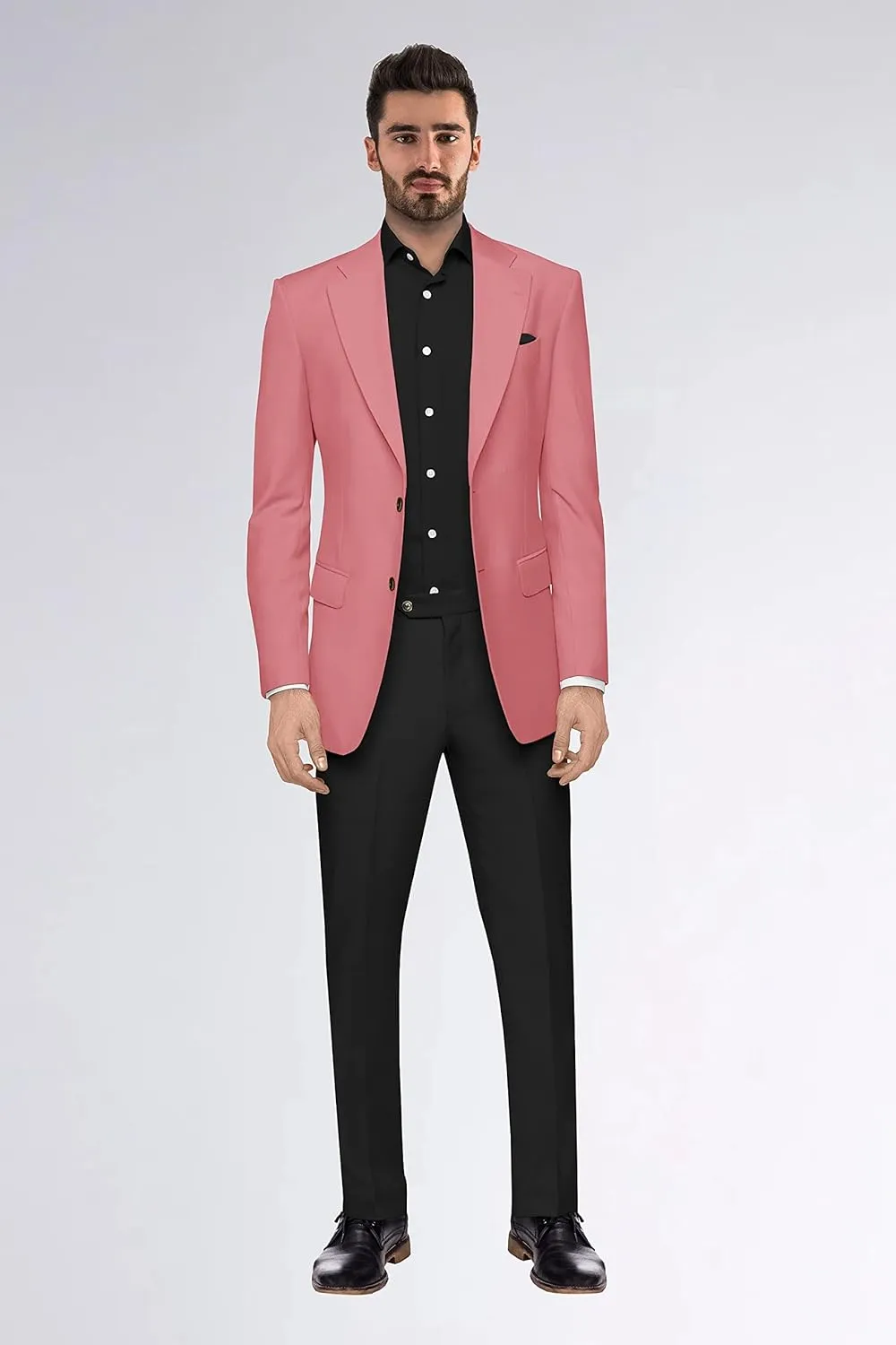 Men's Blazer 2 Button Long Sleeve Regular Fit Suit Sport Coat Jacket Business Lightweight Casual Sport Coat