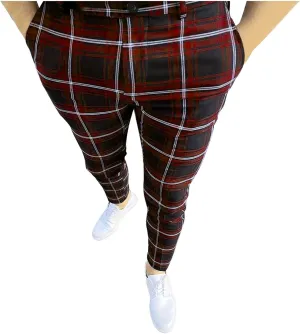 Mens Casual Fall Pants Men Lightweigt Jogging Trousers Mens Cargo Trousers Cotton Slim Fit Chinos Mens Plain Trousers