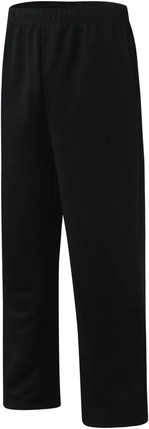 Men's Casual Pants, Elastic Waist Drawstring Beach Summer Pants, Lightweight Straight Trousers Yoga with Pockets