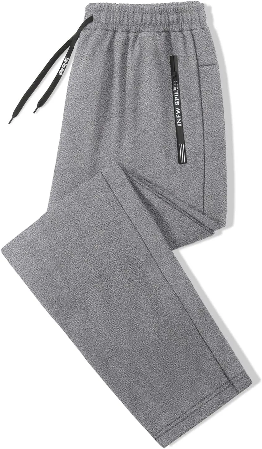 Mens Joggers Slim Fit Joggers Sweat Pants Outdoor Sports Pull On Pant Soft Jogging Jogger