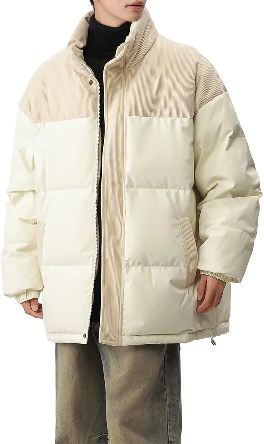 Men's Lightweight Down Puffer Jacket, Water-Resistant, Packable, Breathable, Multiple Colors