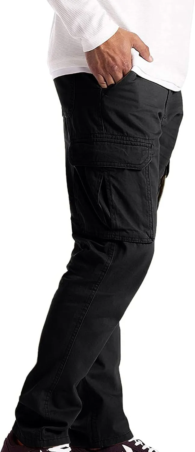 Mens Pants Casual Relaxed Fit Cargo Pants for Men,Men's Causal Cargo Pants Baggy Joggers with Pockets Hiking Pants