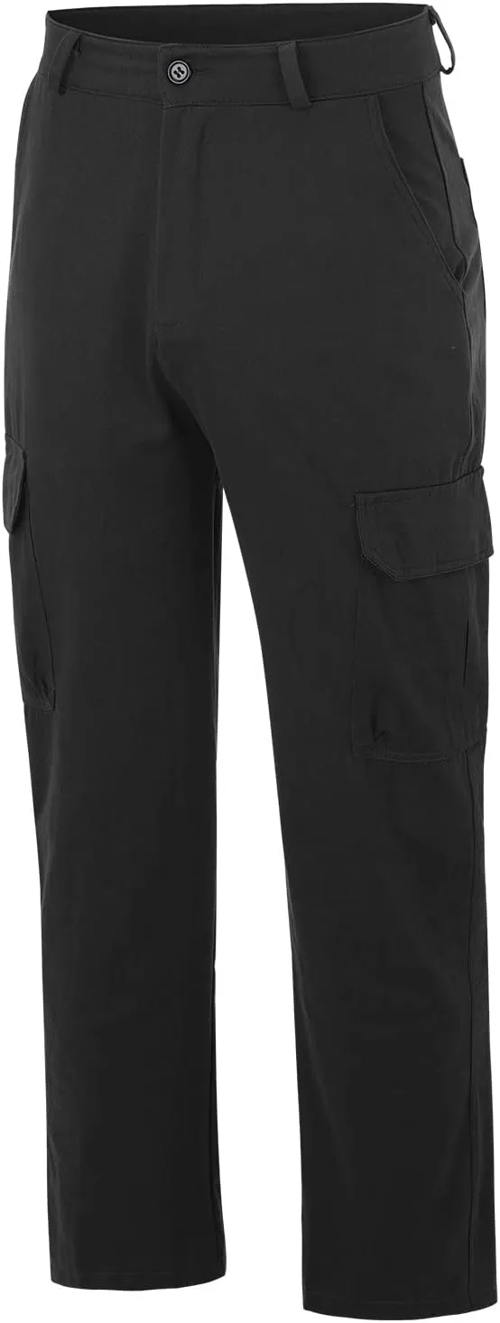 Mens Pants Casual Relaxed Fit Cargo Pants for Men,Men's Causal Cargo Pants Baggy Joggers with Pockets Hiking Pants