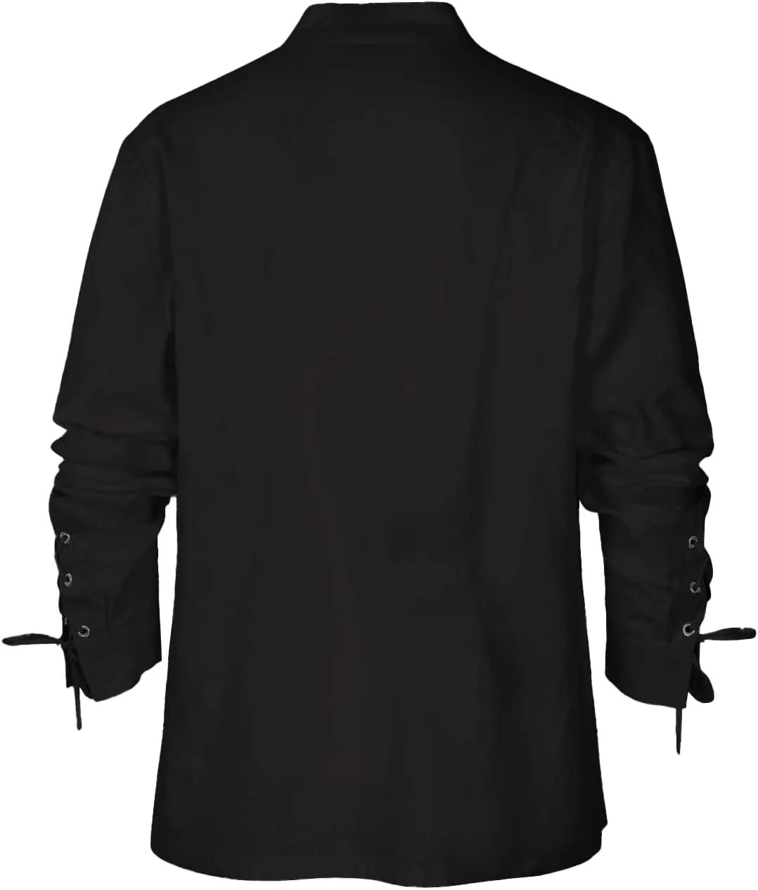 Men's Renaissance Shirt Pirate Medieval Viking top Linen Long Sleeved Halloween Costume